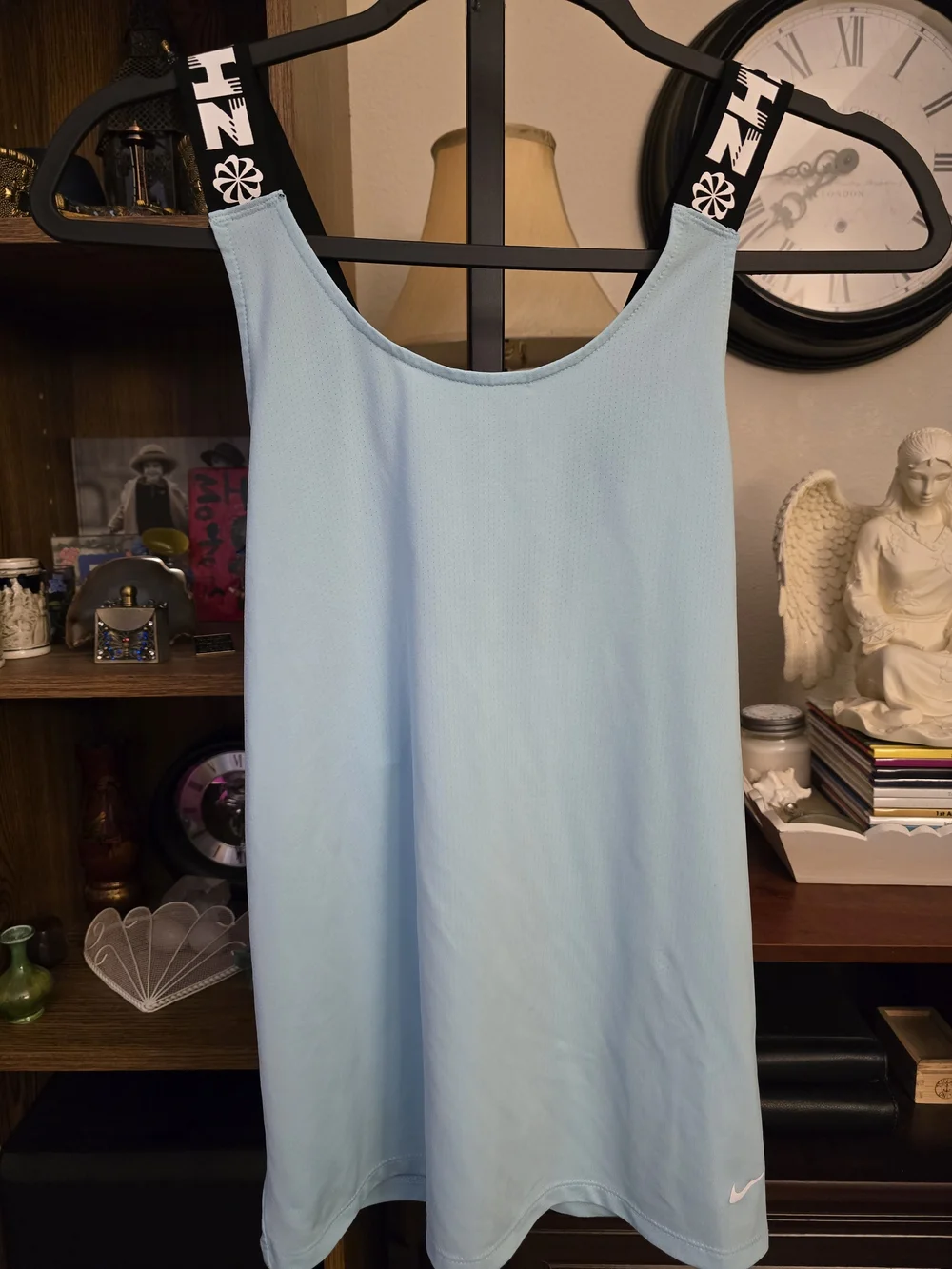 Nike Icon Clash Elastika Training Tank Top  Blue Wide Strap Athletic Size XS